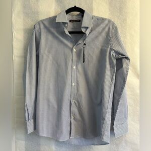 Michael Kors Dress Shirt button down long sleeve 100%cotton Sz-18R Boys NWT R18